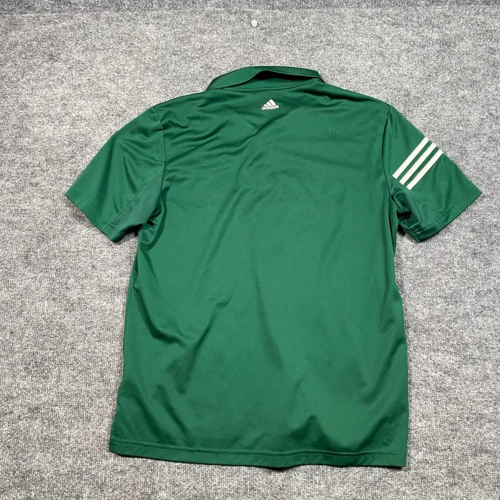 Adidas Mens Miami Hurricanes Climacool Polo Shirt Green Large‎ BC4779